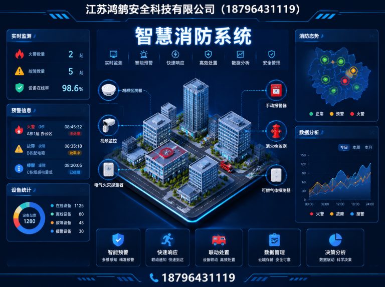 咸宁智慧消防系统展示图